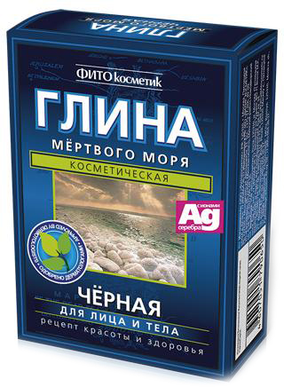Глина черная Мертвого моря косметическая 100гр Производитель: Россия Фитокосметик